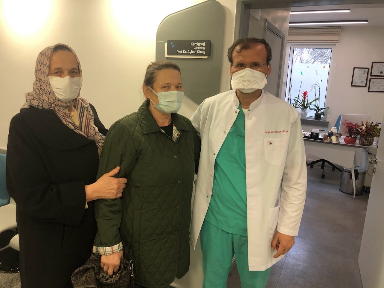 Hastalarla kontrol sonrası